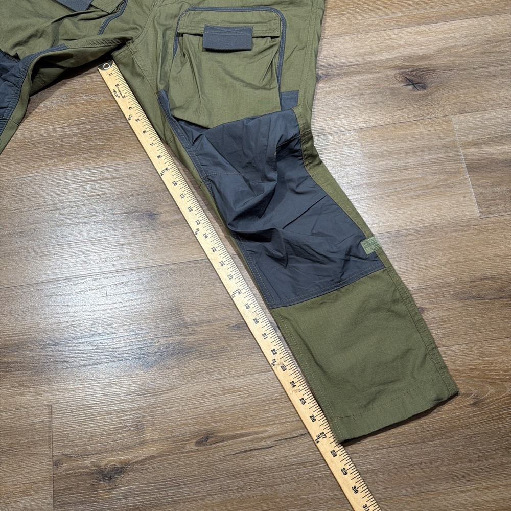 G-Star Raw 3D Straight Tapered Cargo Ripstop Pants Men's 34 x 30 Olive & Gray - Picture 9 of 11